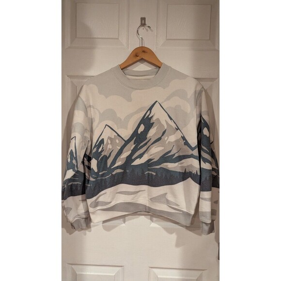 PACSUN prism scenic crewneck sweatshirt size‎ S Small Womens Casual Pullover - Picture 2 of 5